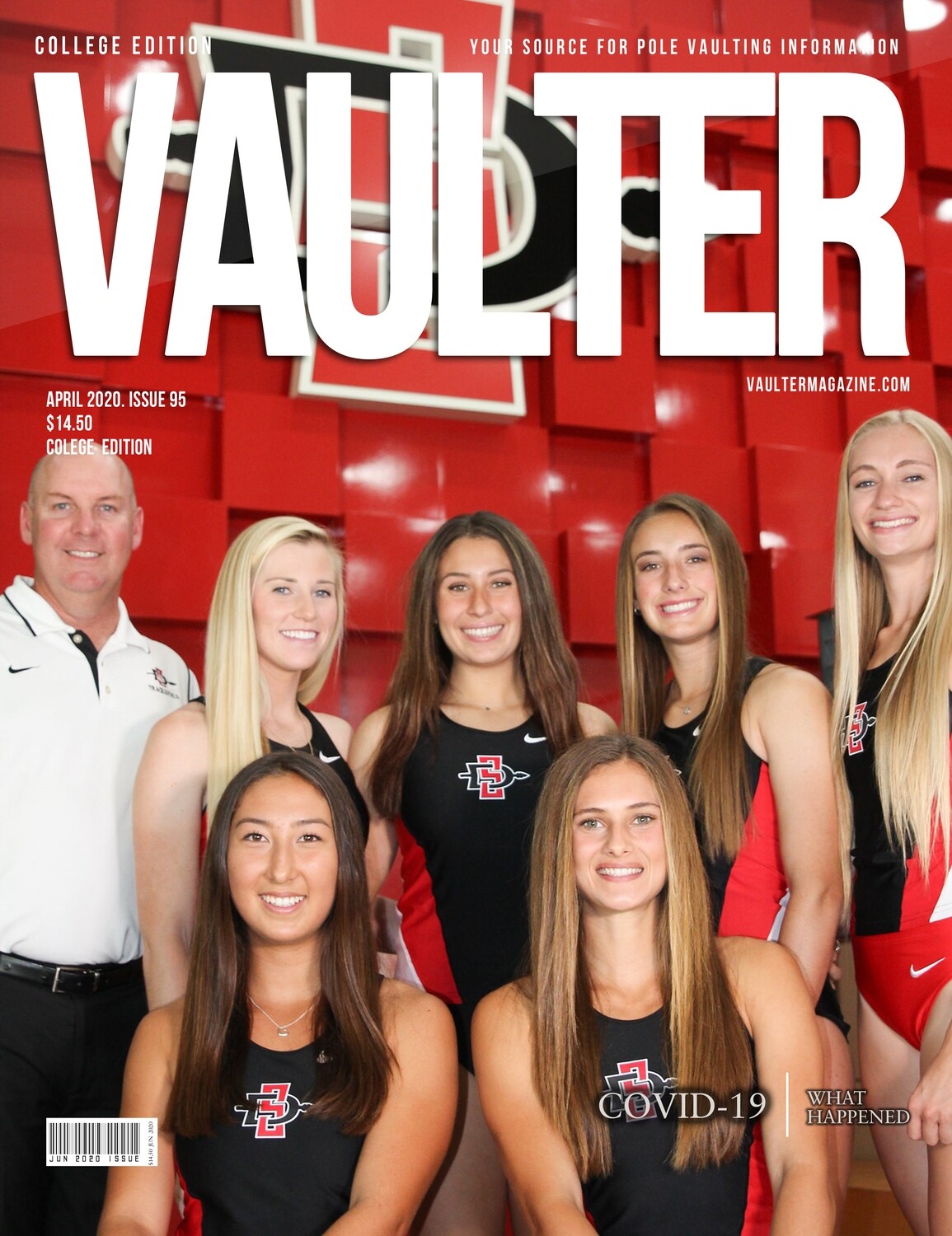 APRIL 2020 San Diego State Issue of Vaulter Magazine   - Poster