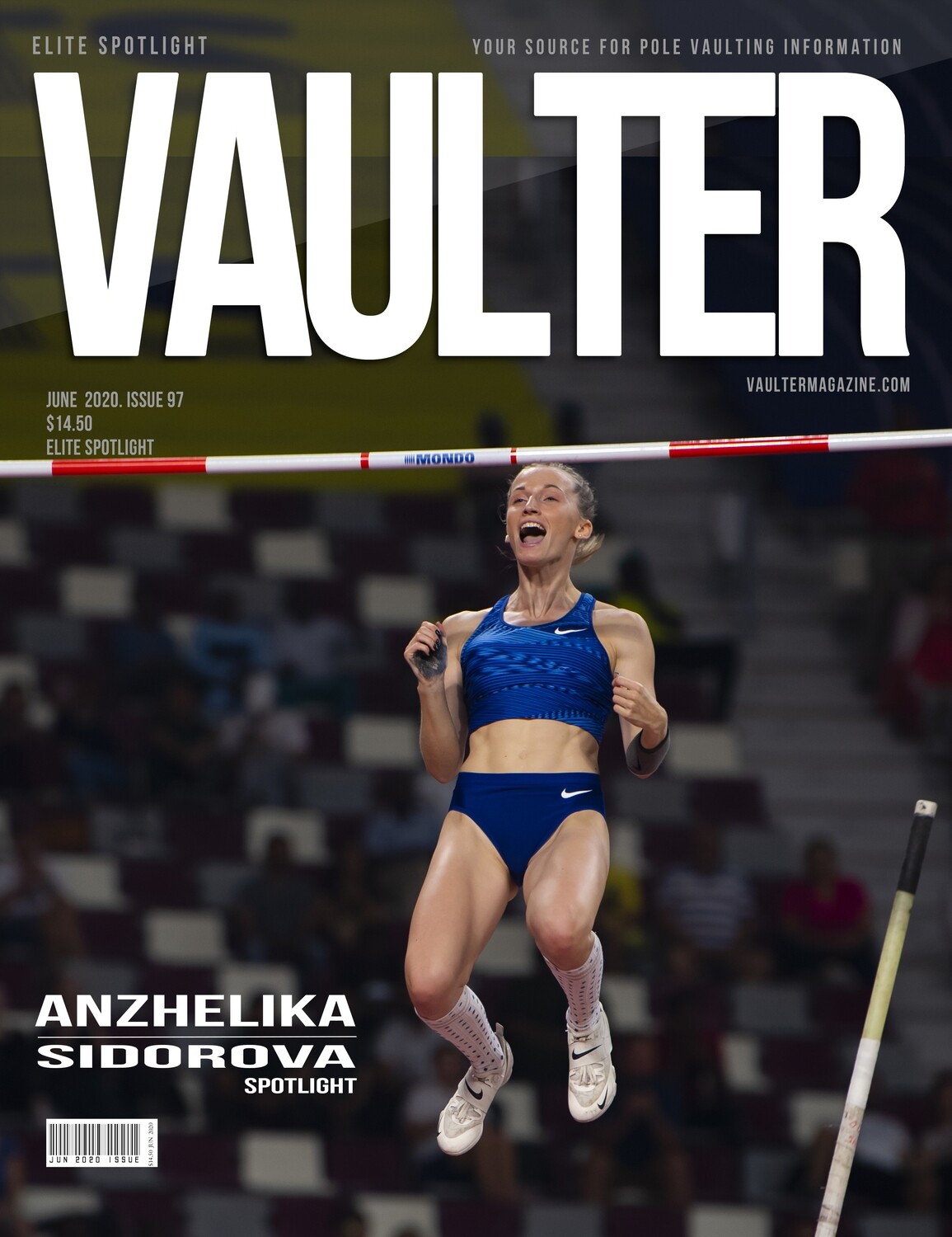 June 2020 Sidorova Anzhelika Issue of Vaulter Magazine  U.S. Standard Mail