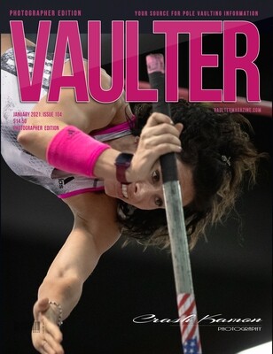 January 2021 Crash Photographer Issue of Vaulter Magazine U.S. Standard Mail