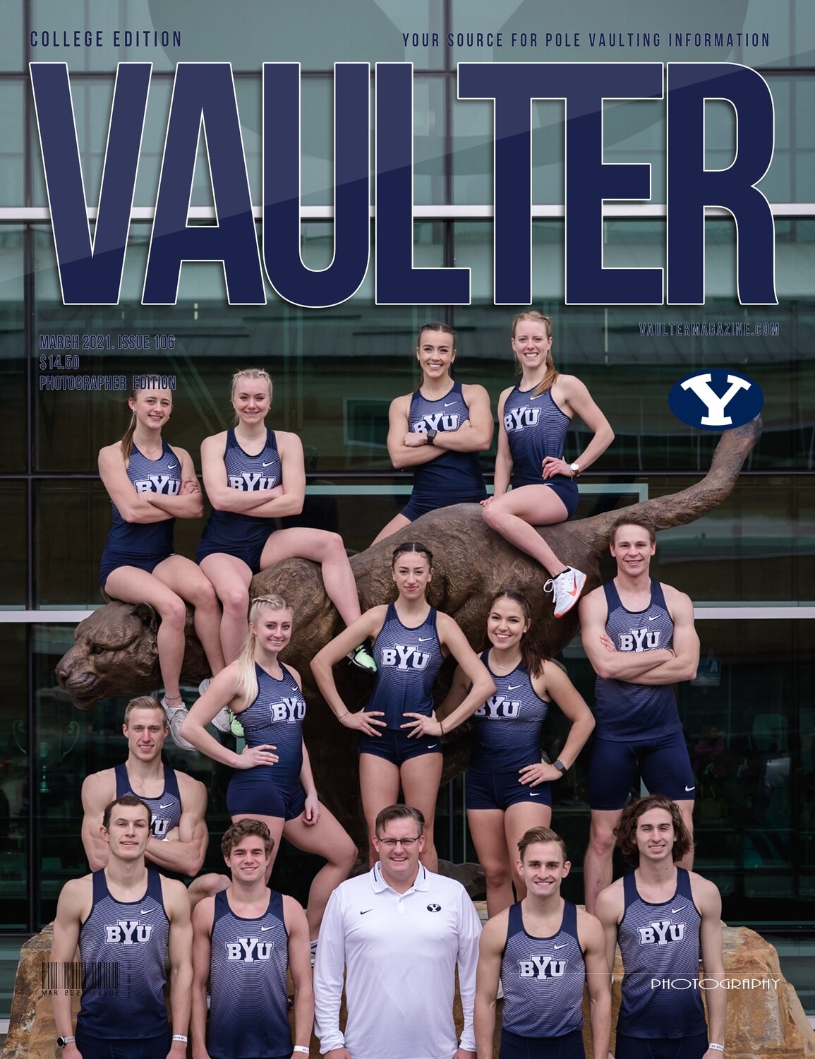 March 2021 BYU ​ Issue of Vaulter Magazine - Poster