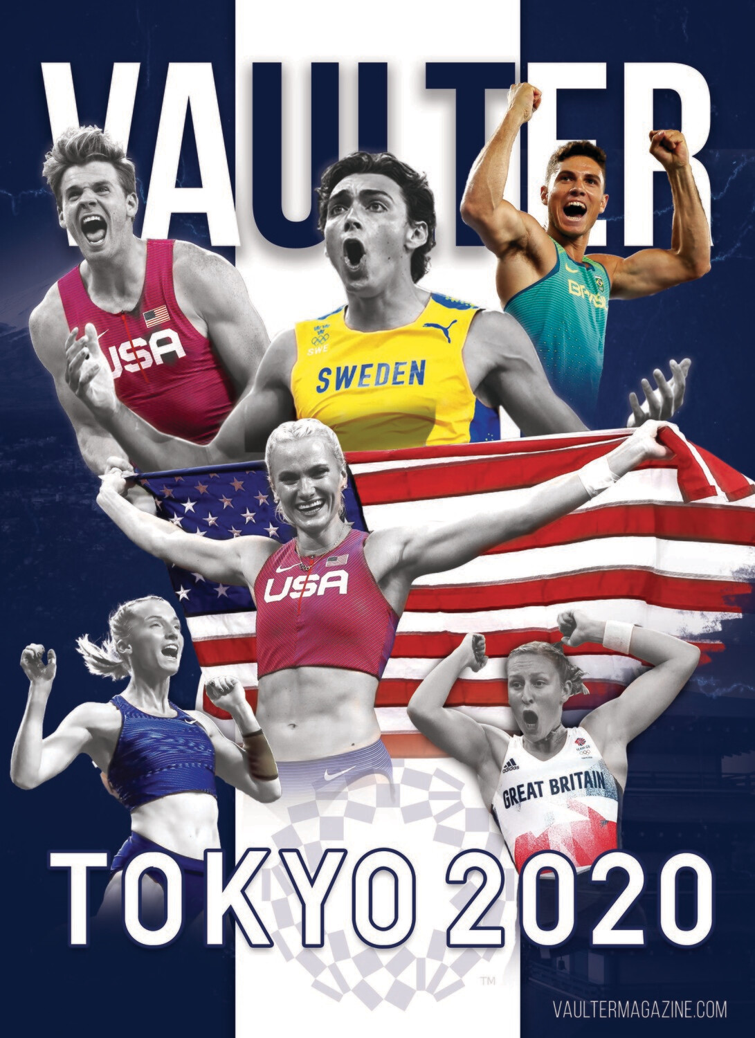 September 2021 Olympic Medalist of Vaulter Magazine U.S. Standard Mail