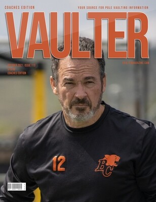 October 2021 Wendell Beck Coaches Cover of Vaulter Magazine U.S. Standard Mail