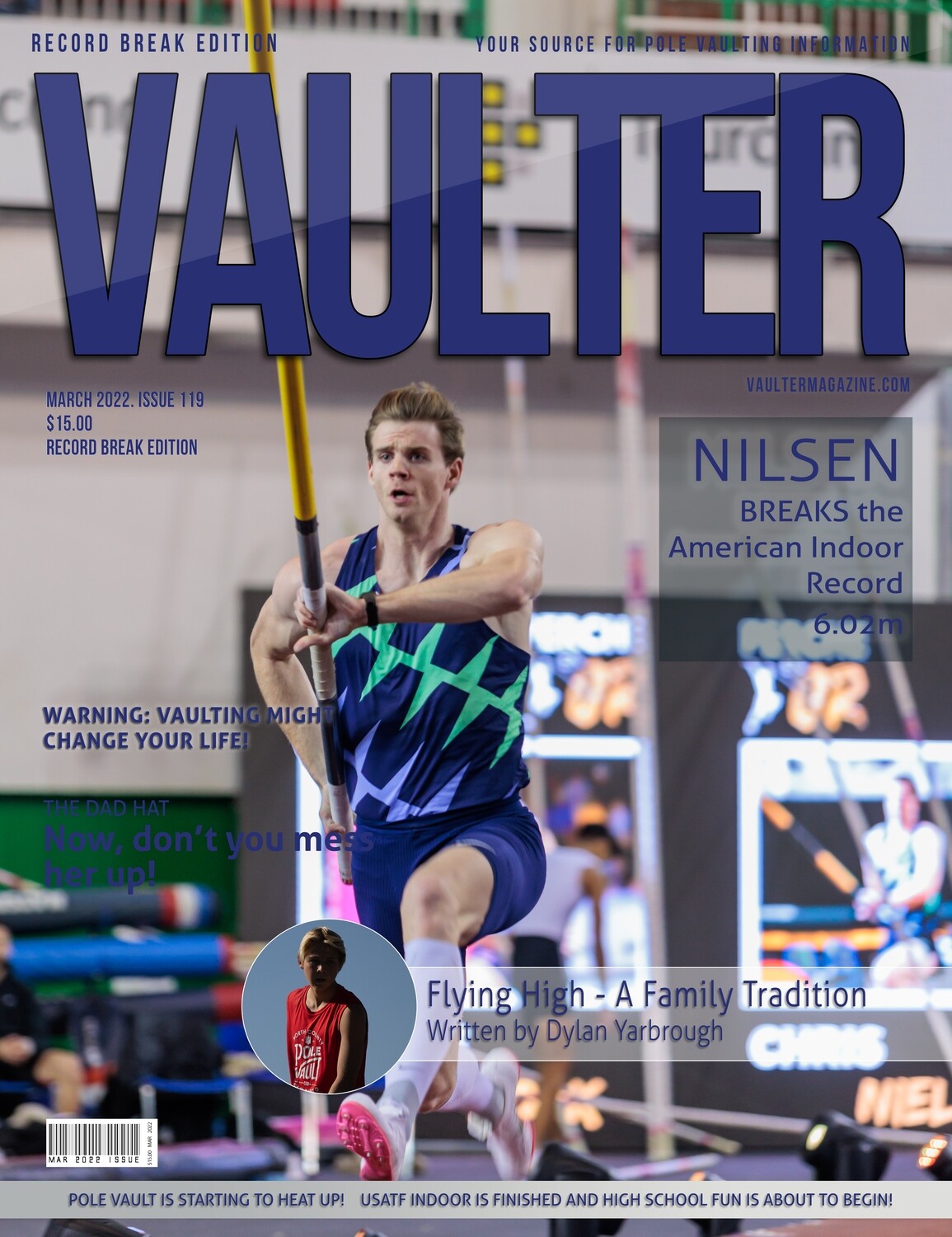 March 2022 American Record Break Issue of Vaulter Magazine - Digital Download