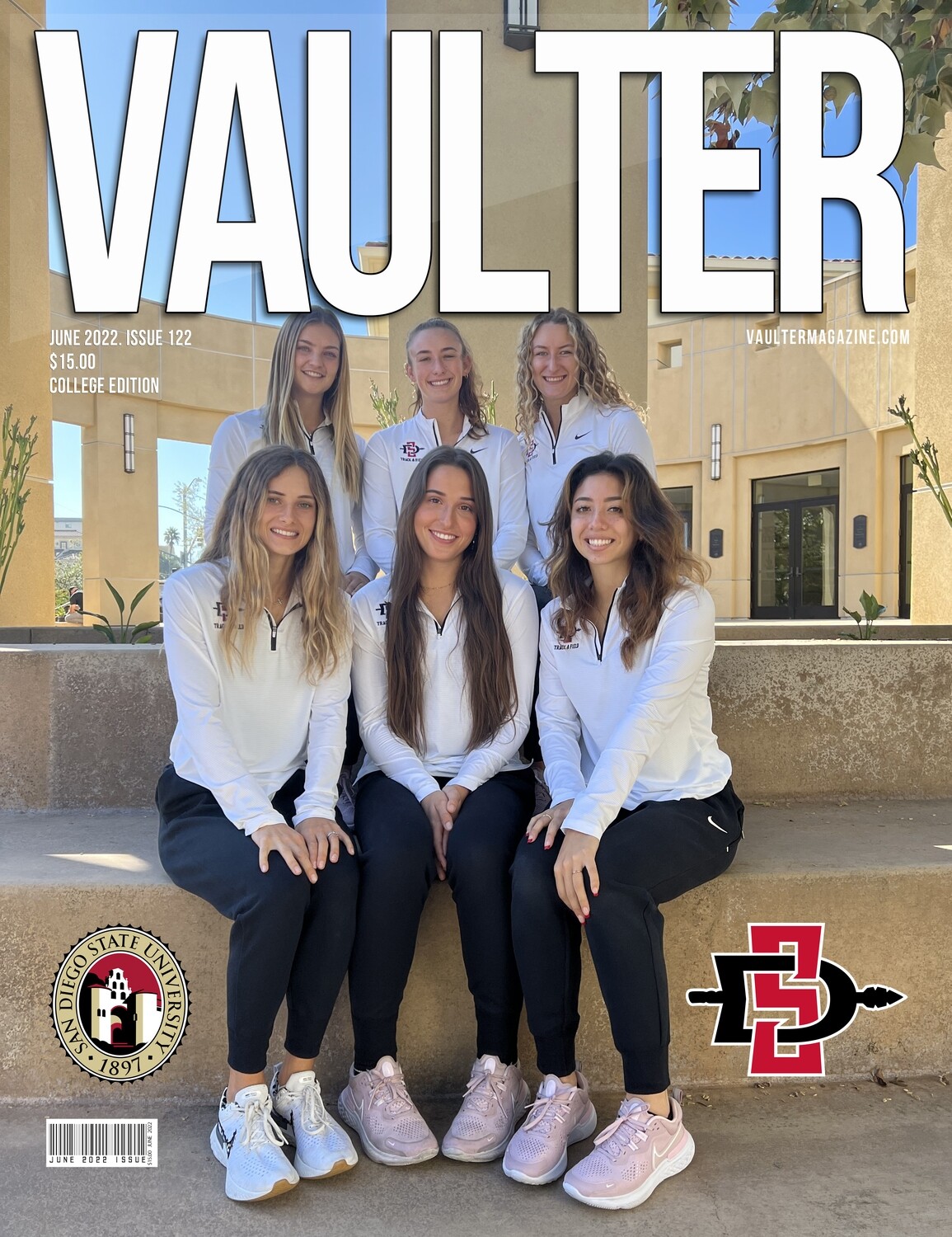 June 2022 San Diego State Issue of Vaulter Magazine U.S. Standard Mail
