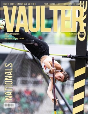 August 2022 High School Nationals Issue of Vaulter Magazine - Poster