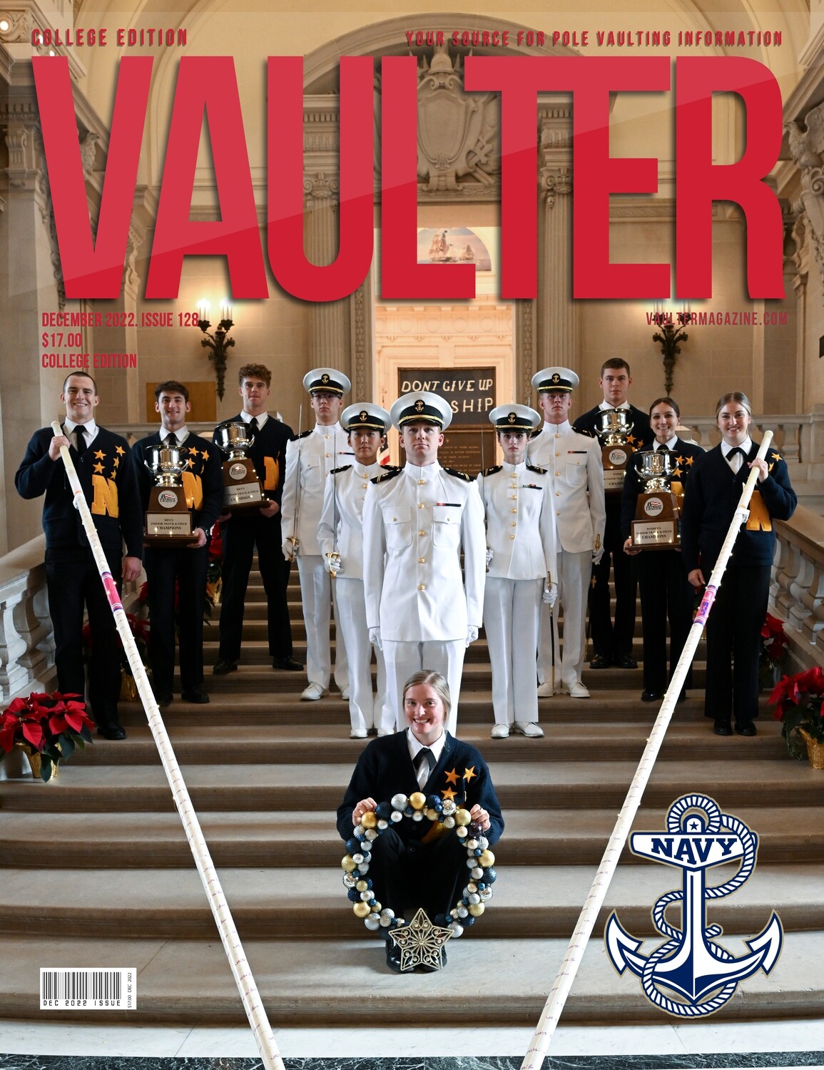 December 2022 U.S. Naval Academy Issue of Vaulter Magazine U.S. Standard Mail