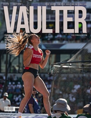 February 2023 Angelica Moser Issue of Vaulter Magazine U.S. Standard Mail