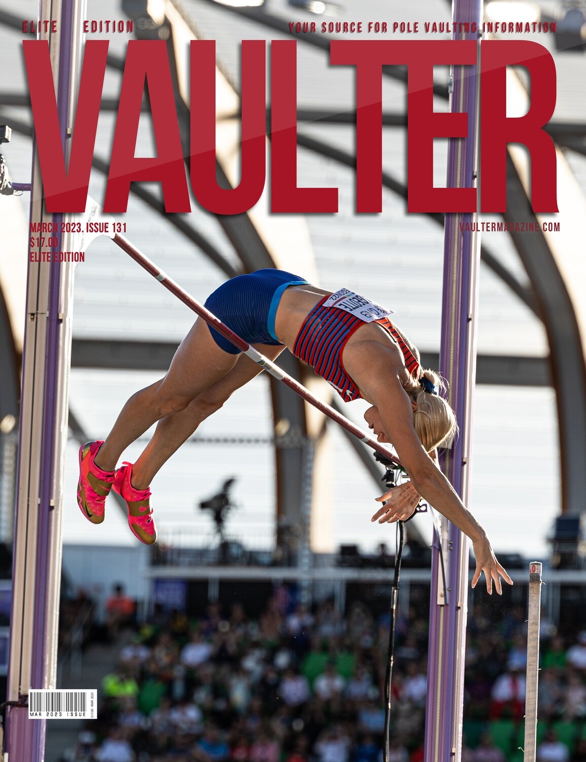 March 2023 Katie Moon Issue of Vaulter Magazine U.S. Standard Mail