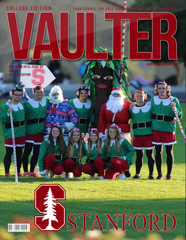 December 2015 Stanford University Issue of VAULTER Magazine USPS First Class &quot;ONLY&quot;