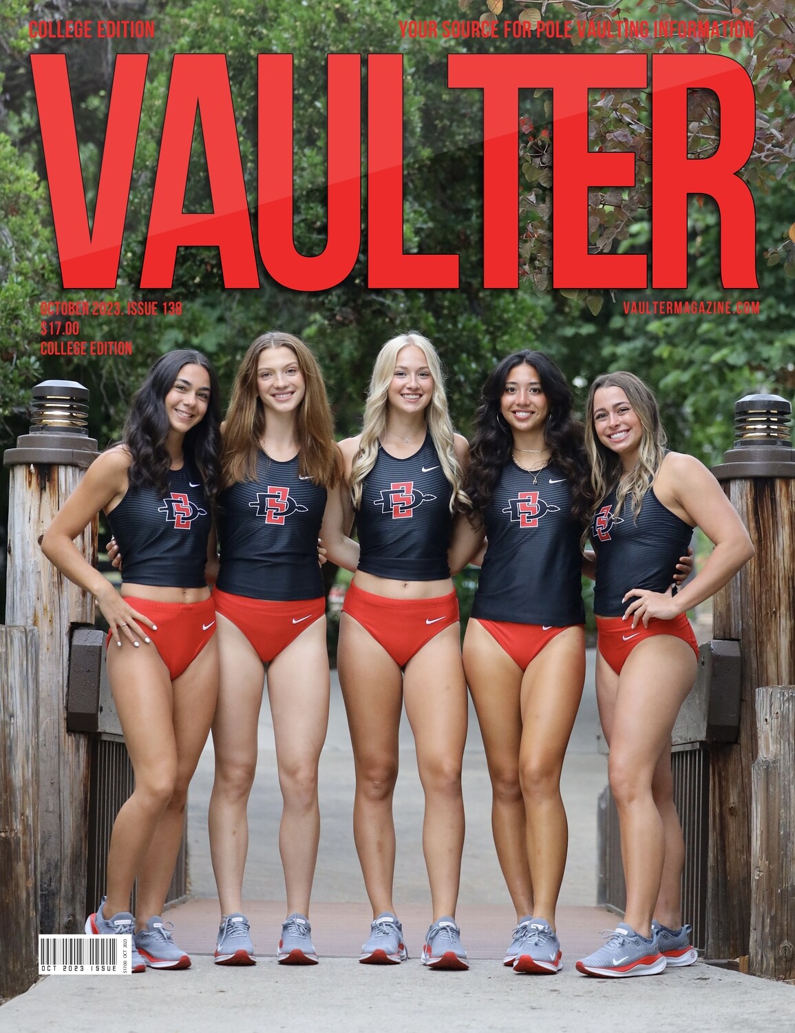 October 2023 San Diego State Issue of Vaulter Magazine U.S. Standard Mail
