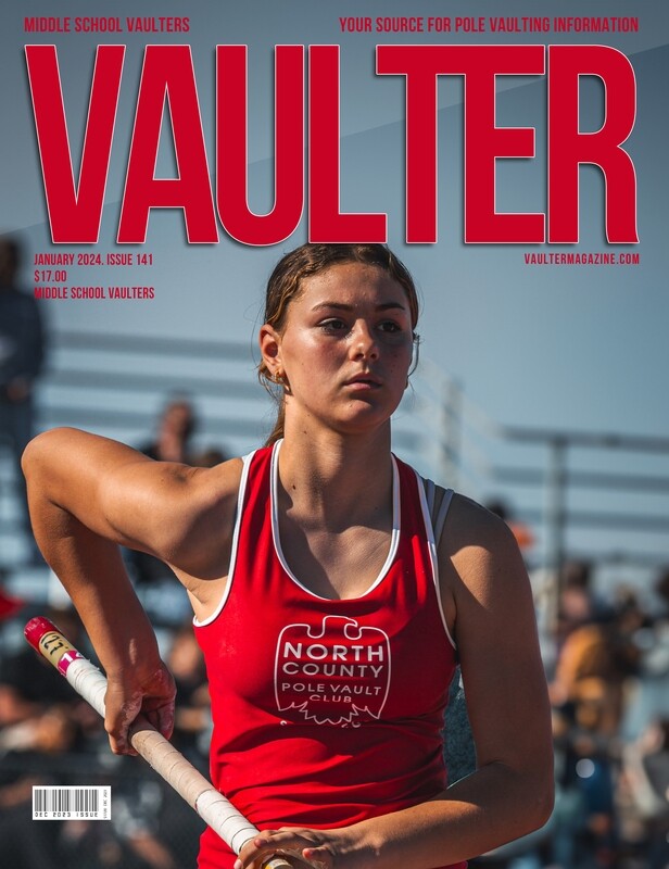 January 2024 Middle School  Issue of Vaulter Magazine U.S. Standard Mail