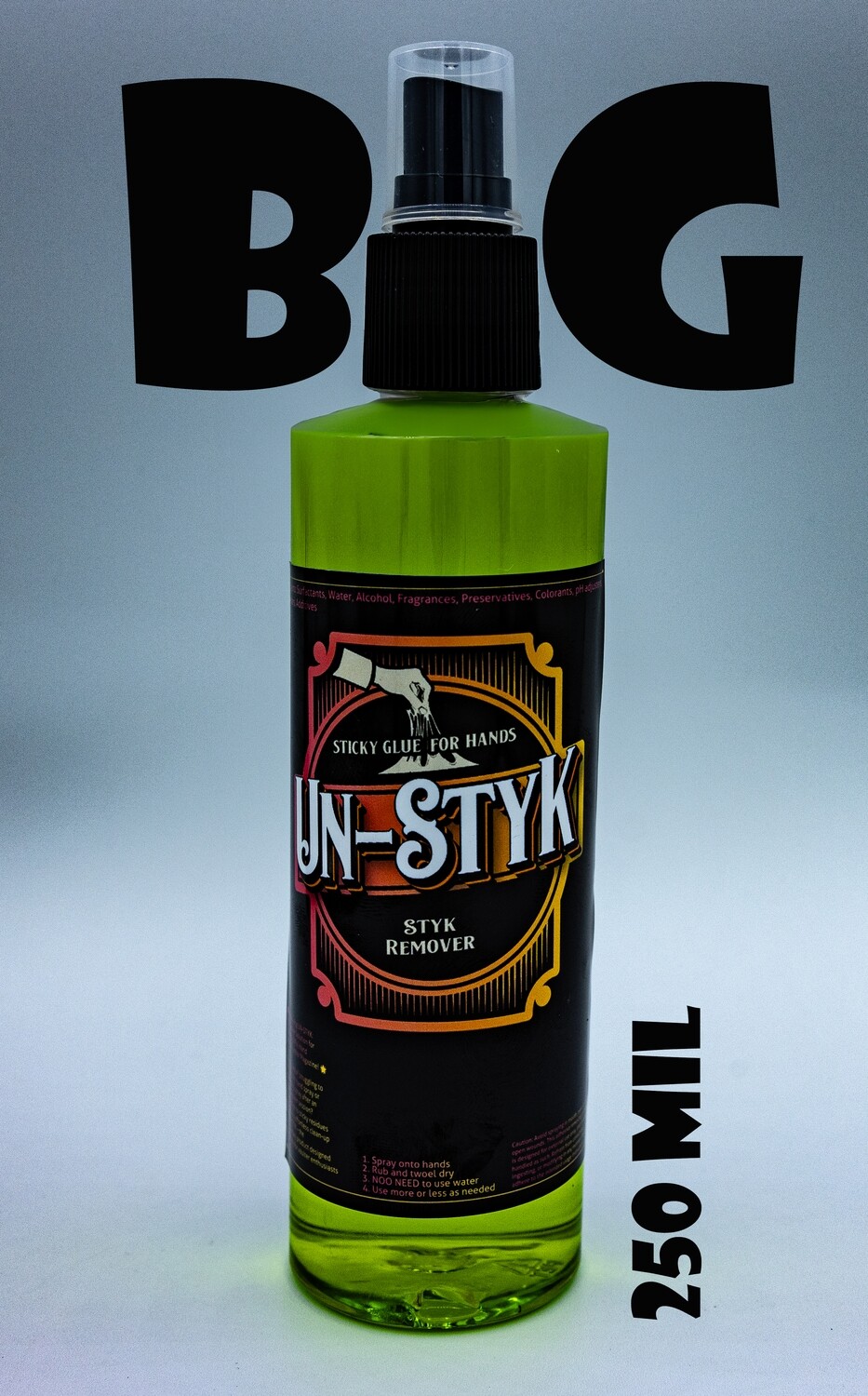 UN-STYK BIG BOTTLE by Vaulter Magazine 250 ml Spray