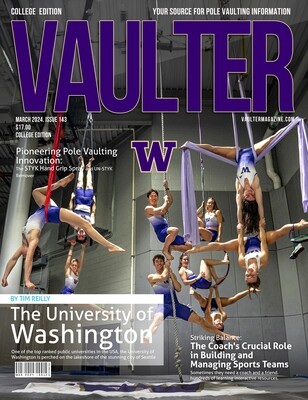 March 2024 University of Washington Issue of Vaulter Magazine U.S. Standard Mail