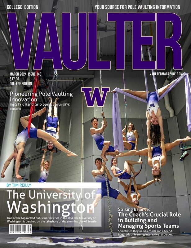 March 2024 University of Washington Issue of Vaulter Magazine - Digital Download