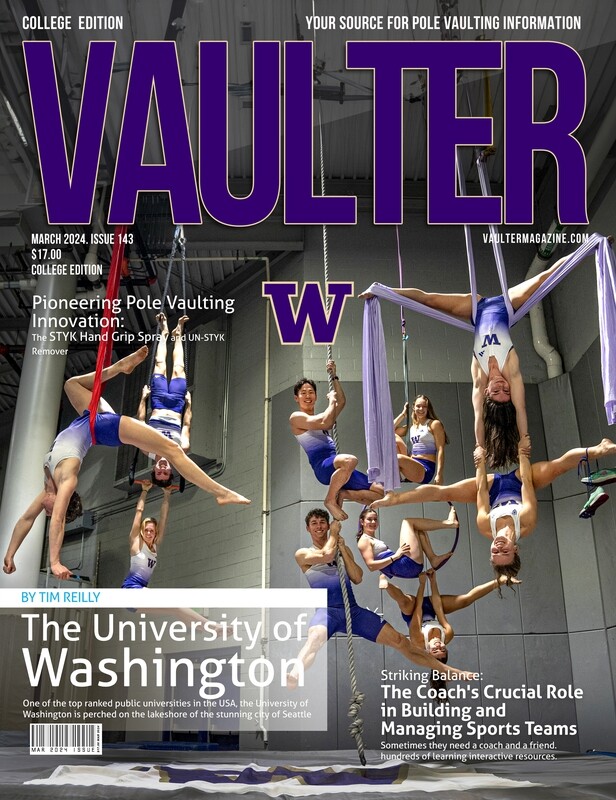 March 2024 University of Washington Issue of Vaulter Magazine - Poster