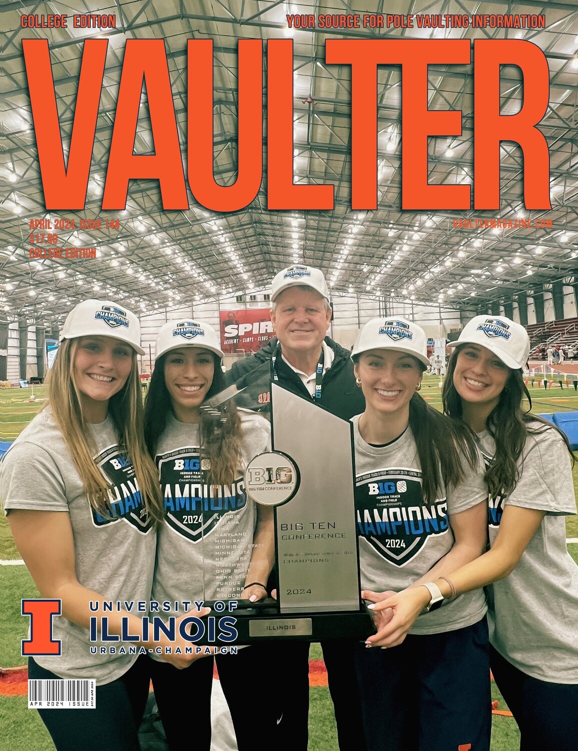 April 2024 University of Illinois Issue of Vaulter Magazine U.S. Standard Mail