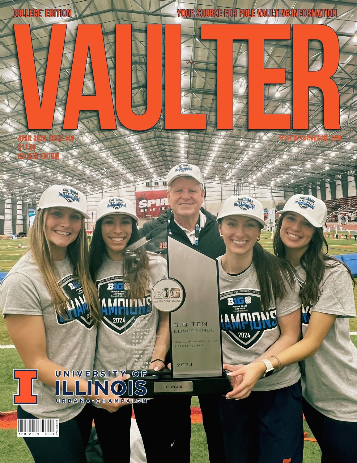 April 2024 University of Illinois Issue of Vaulter Magazine - Poster