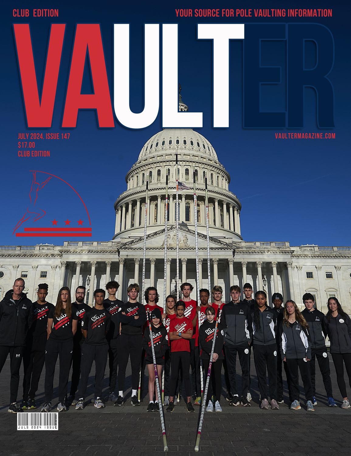 July 2024 DC Vault Issue of Vaulter Magazine Issue of Vaulter Magazine - Poster