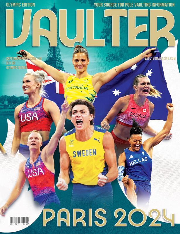 September 2024 Olympic  Issue of Vaulter Magazine Issue of Vaulter Magazine - Poster