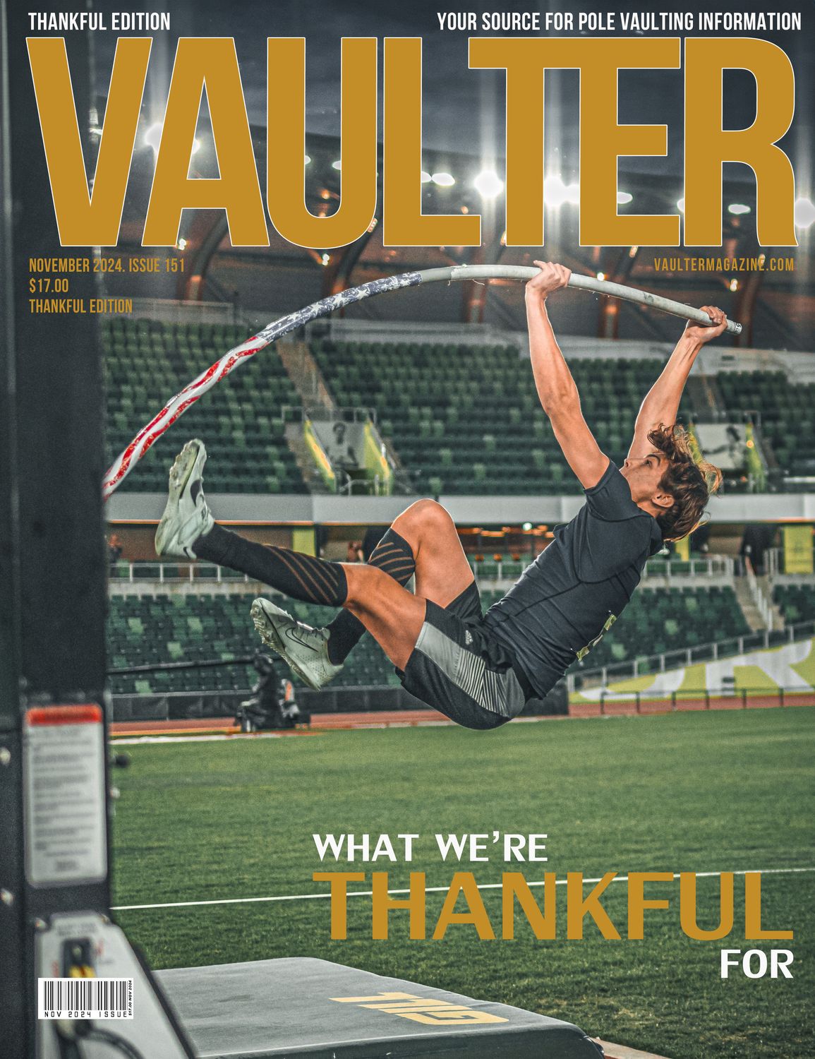 November 2024 Thankful issue of Vaulter Magazine Issue of Vaulter Magazine - Poster