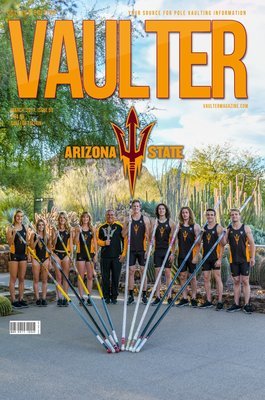 Arizona State University Cover of Vaulter Magazine March 2017