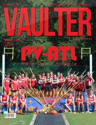 2017 October Pole Vault Atlanta Cover Poster for Vaulter Magazine