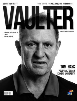 February 2018 Coach Tom Hays Issue of Vaulter Magazine Cover USPS Mail