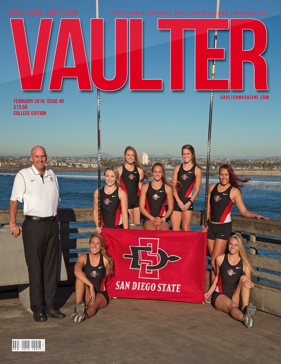 12&quot; x 18&quot; San Diego State University Cover Issue February 2016