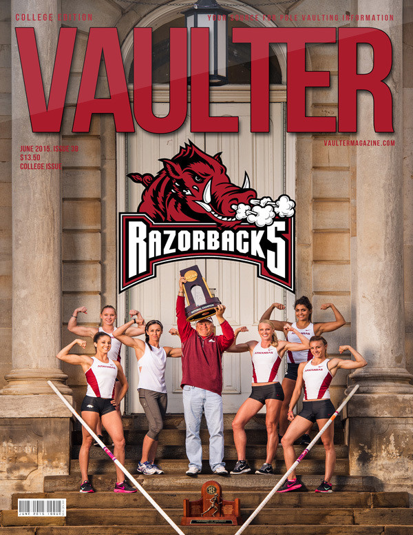 12&quot; x 18&quot; June 2015 University of Arkansas Cover Poster of VAULTER