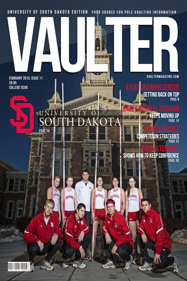 12&quot; x 18&quot; Poster of the University of South Dakota  Cover of VAULTER