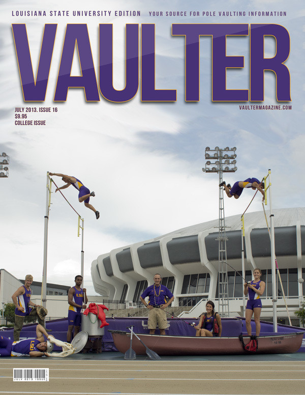 12" x 18" Poster of Louisiana State University Cover of VAULTER