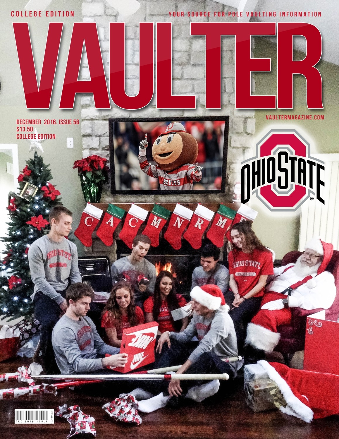 Ohio State University Cover of Vaulter Magazine USPS Only