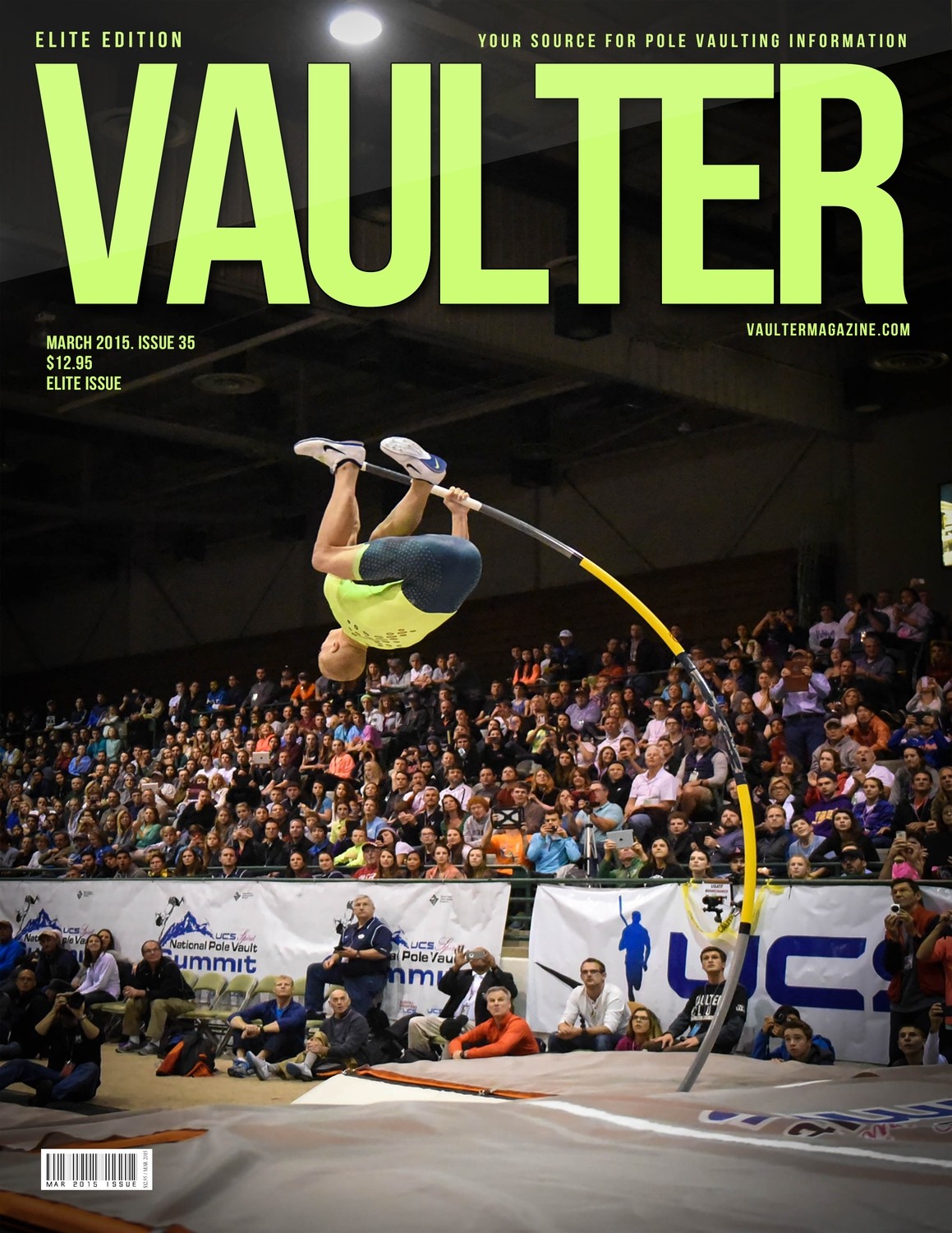 March 2015 Sam Kendricks Elite Issue of VAULTER Magazine USPS First Class 