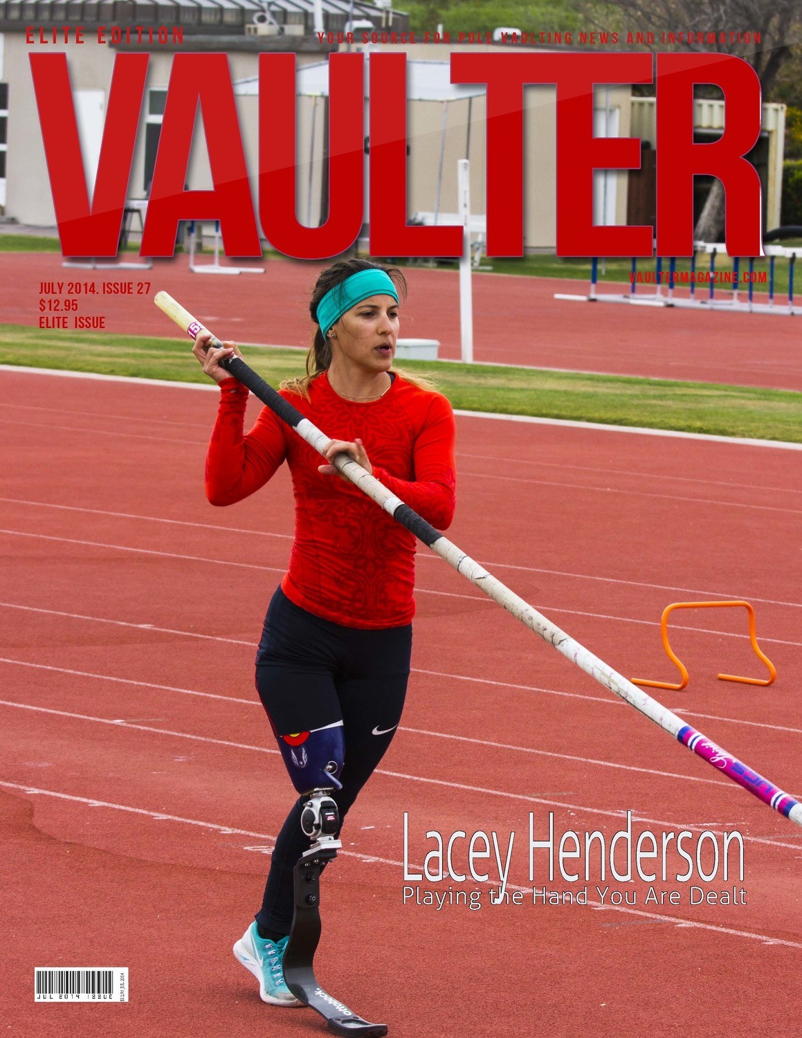 July 2014 Lacey Henderson Elite Issue of VAULTER Magazine USPS First Class "ONLY"