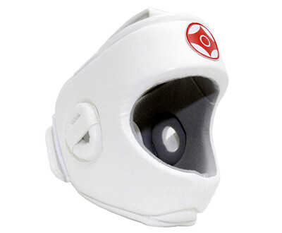 Шлем для каратэ Expert с защитой верха головы (натуральная кожа)