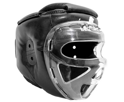 Шлем для рукопашного боя с пластмассовой маской LEO