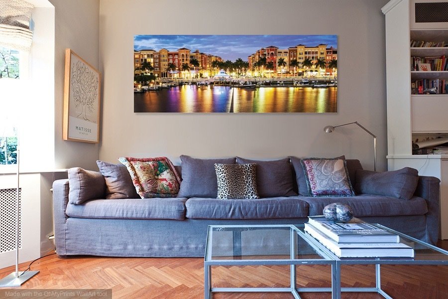 Panoramic Print Living Room