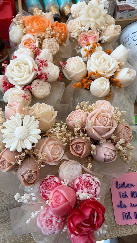 Workshop / Kurs Wachs-Blumenstrauß gießen & gestalten