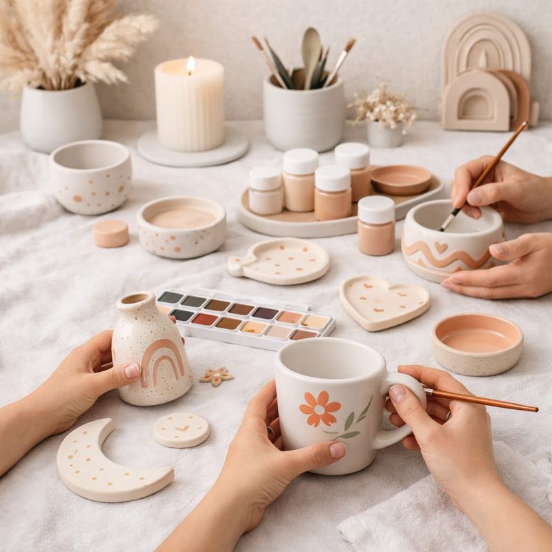 Workshop Keramik bemalen - kreative Auszeit