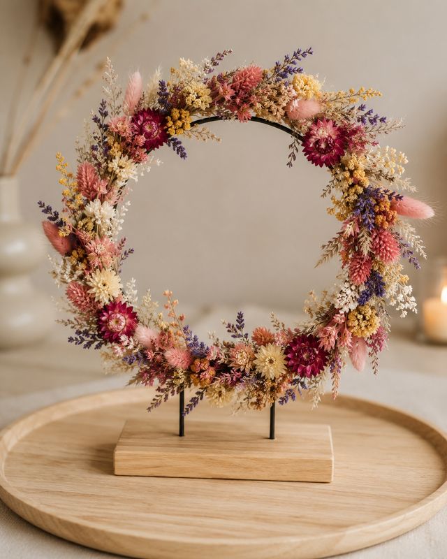 Workshop / Kurs Trockenblumen-Kranz selber gestalten