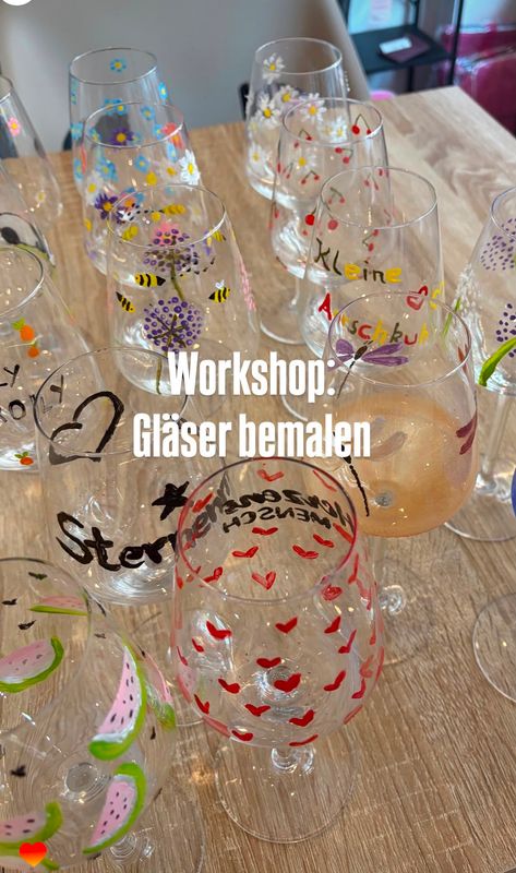 Workshop Gläser bemalen