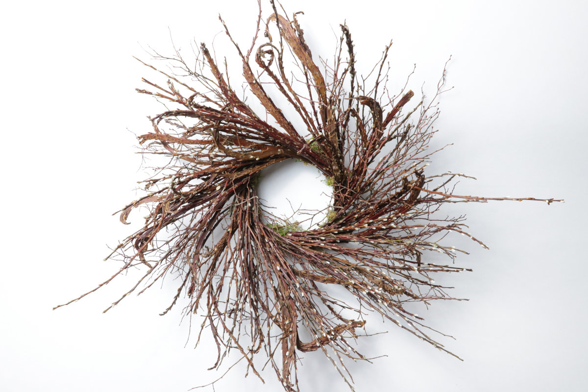 26" Fantail/Blueberry Wreath Case of 4