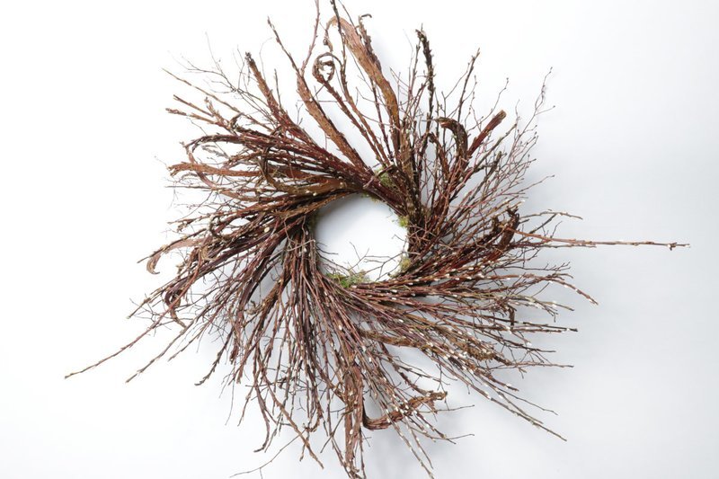 26" Fantail/Blueberry Wreath Case of 4