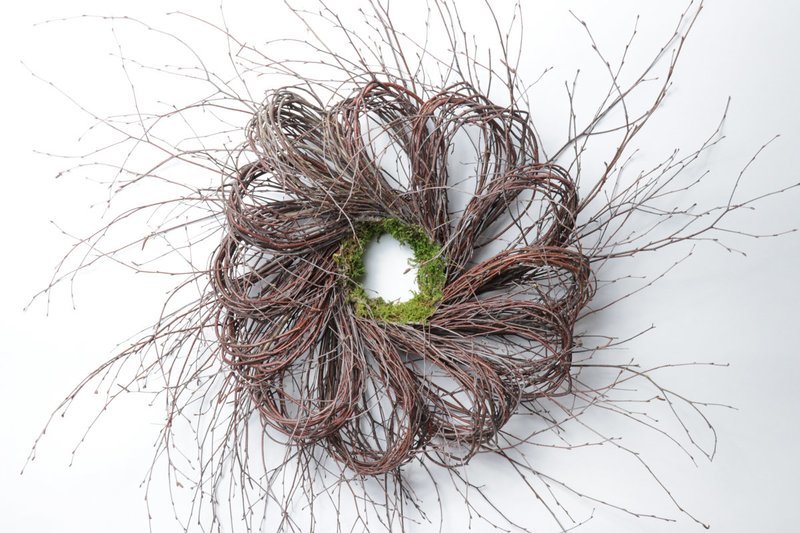 Birch Flower Loop Wreath Case of 5