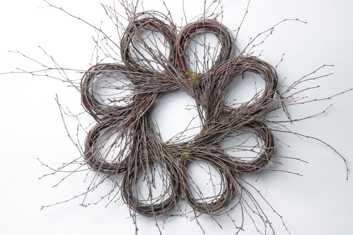 Birch Baby Loop Wreath Case of 6