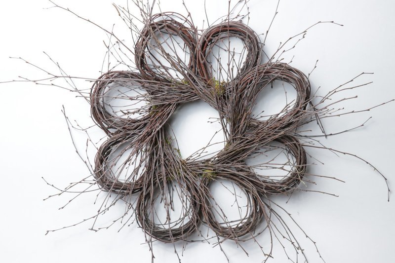 Birch Baby Loop Wreath Case of 6