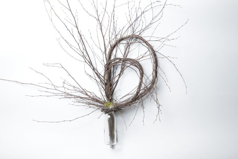 Birch Double Loop With Vase Case of 6