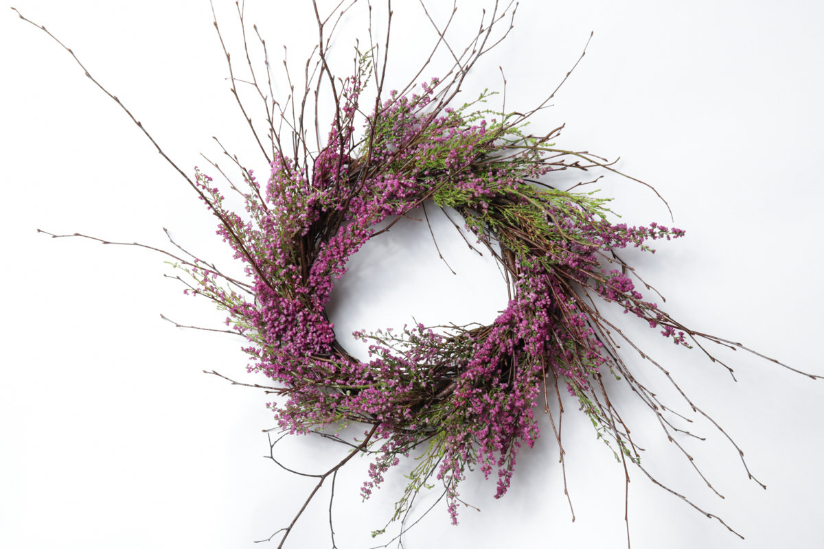 12" Heather Wreath Case of 4
