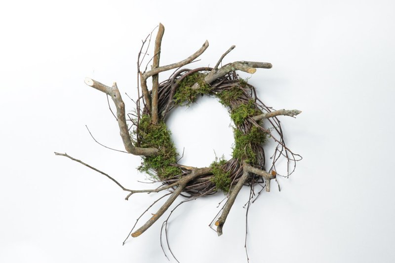 9" Chunky Blueberry Wreath Case of 6
