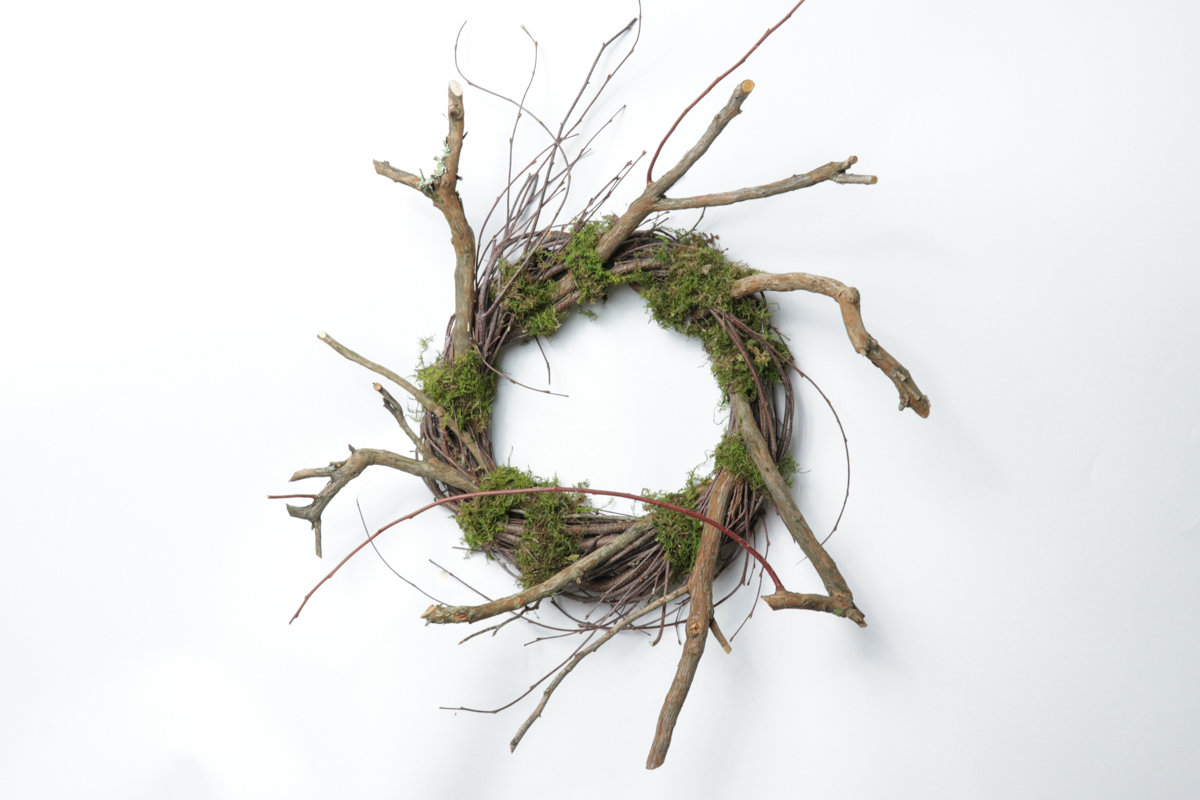 12" Chunky Blueberry Wreath Case of 4